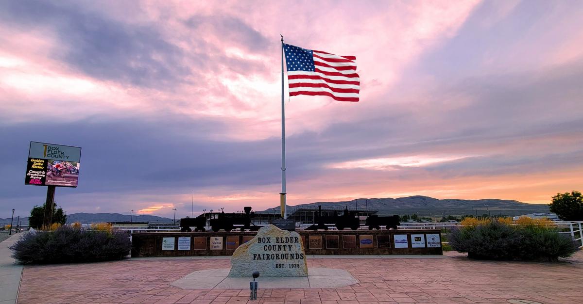 Box Elder County Fairgrounds Sunset Photo Credit Lynnette Crockett 